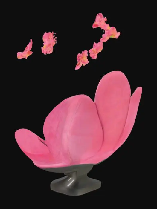 3D model for Orchid Elegance Chair