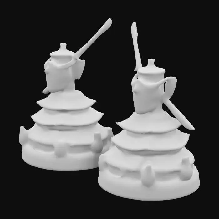 3D model for Samurai Fortress Piece