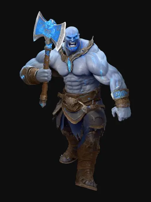 3D model for Thunder Warrior