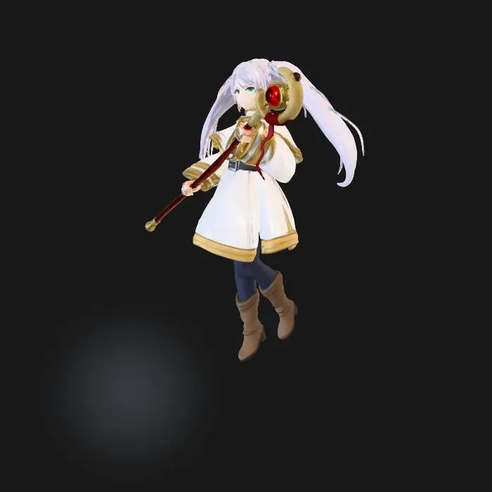 3D model for Mage with Staff