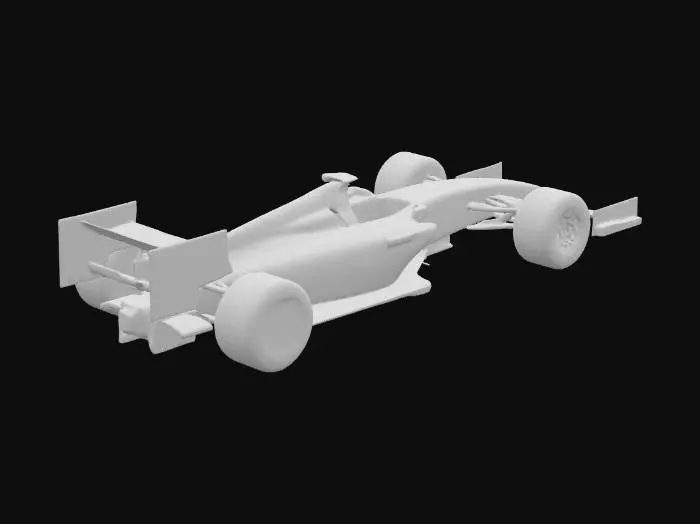 3D model for I want a isometric formula 1 race car icon