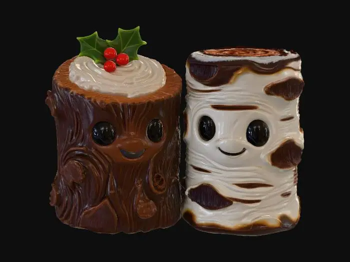 3D model for Sweet Yule Logs, #Christmas2025#