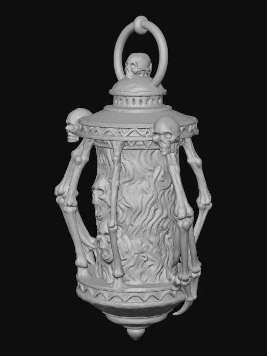 3D model for Spectral Lantern, #Halloween2025#