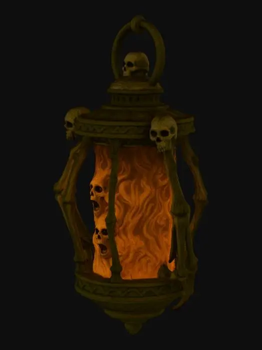 3D model for Spectral Lantern, #Halloween2025#