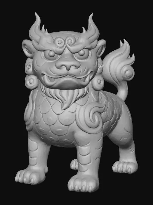 3D model for Guardian Lion