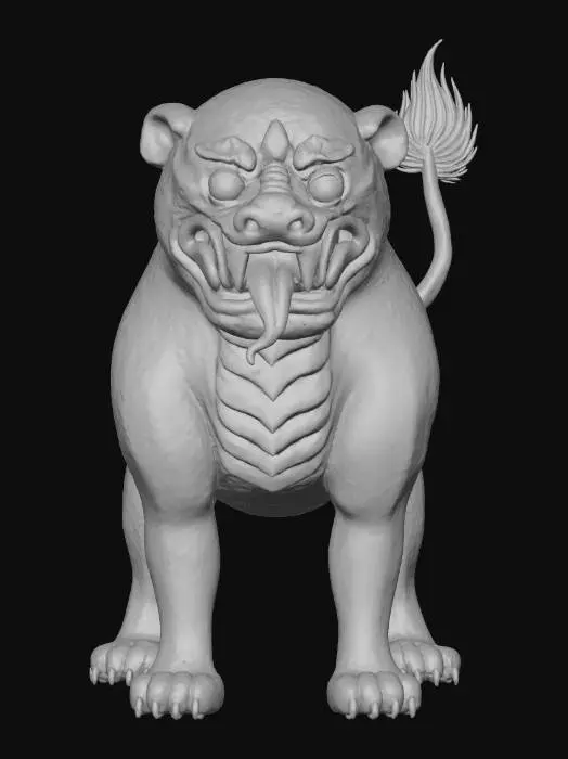 3D model for Bulgasari, four legged monster