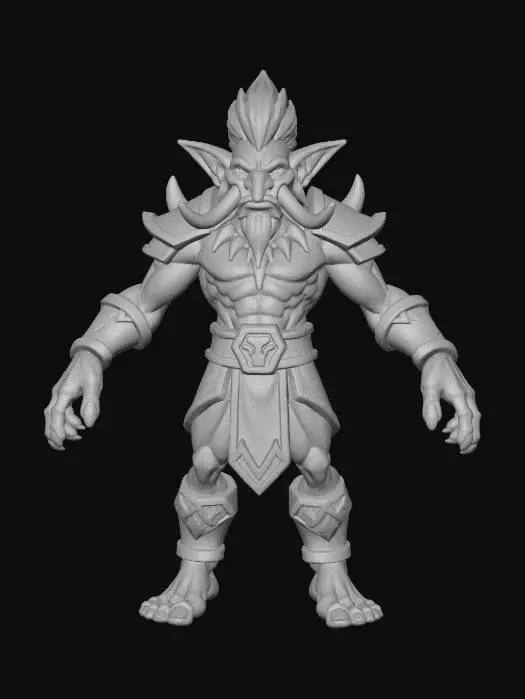 3D model for Troll Warchief