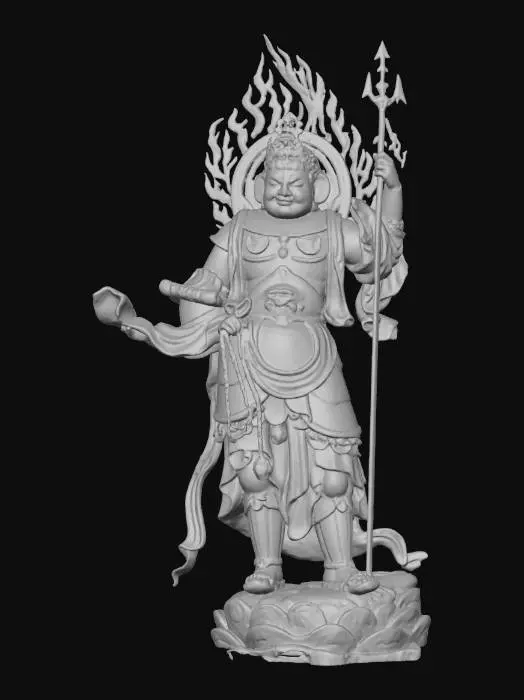 3D model for Deity of Flames Virupaksha