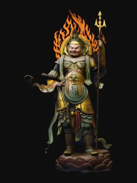 3D model for Deity of Flames Virupaksha