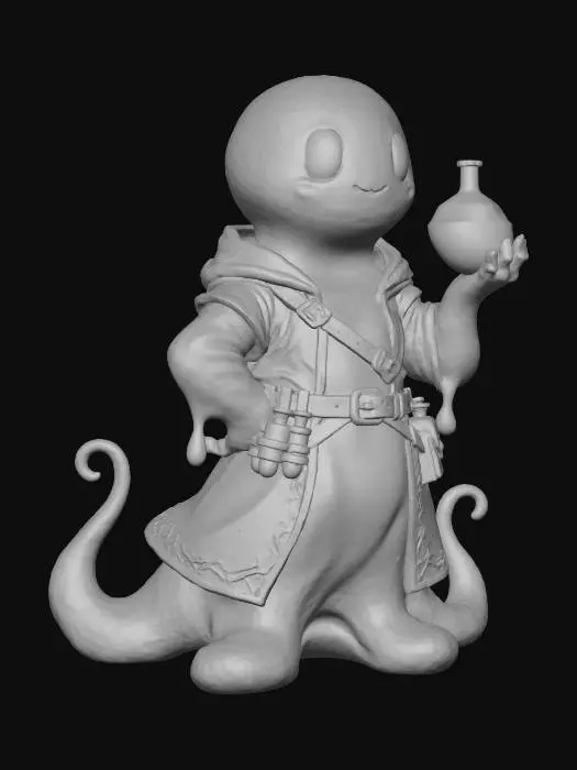 3D model for Alchemy Slime Scholar