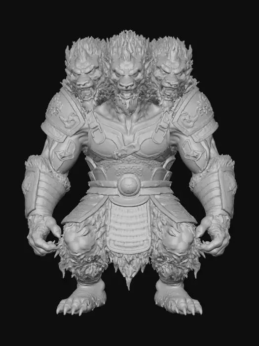 3D model for Cerberus Warrior