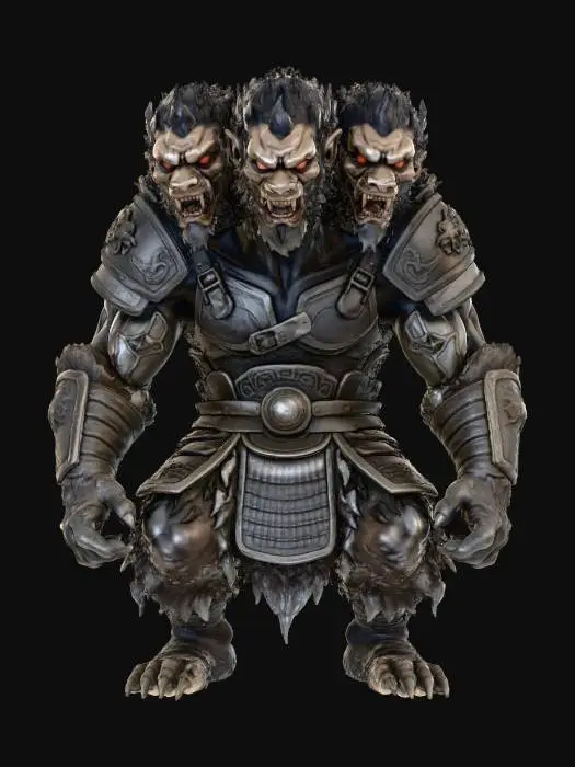 3D model for Cerberus Warrior