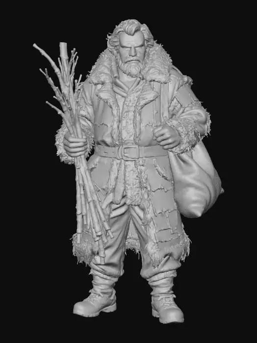 3D model for Belsnickel, #Christmas2025#