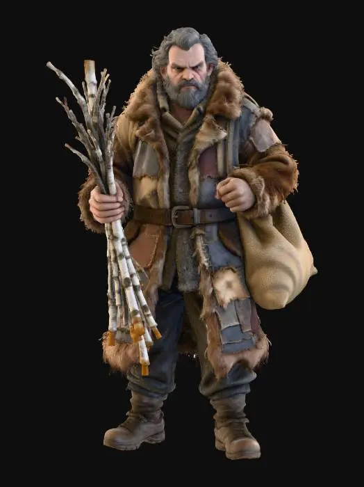 3D model for Belsnickel, #Christmas2025#