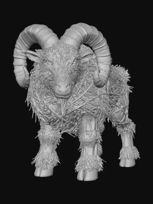 3D model for Ram of Straw, #Christmas2025#