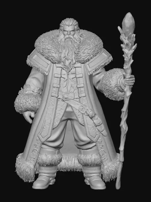 3D model for Ded Moroz, #Christmas2025#