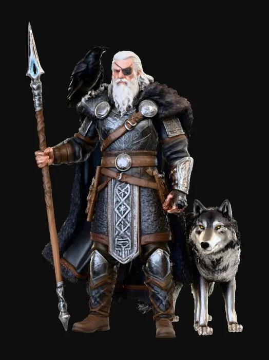 3D model for Odin's Wild Hunt, #Christmas2025#