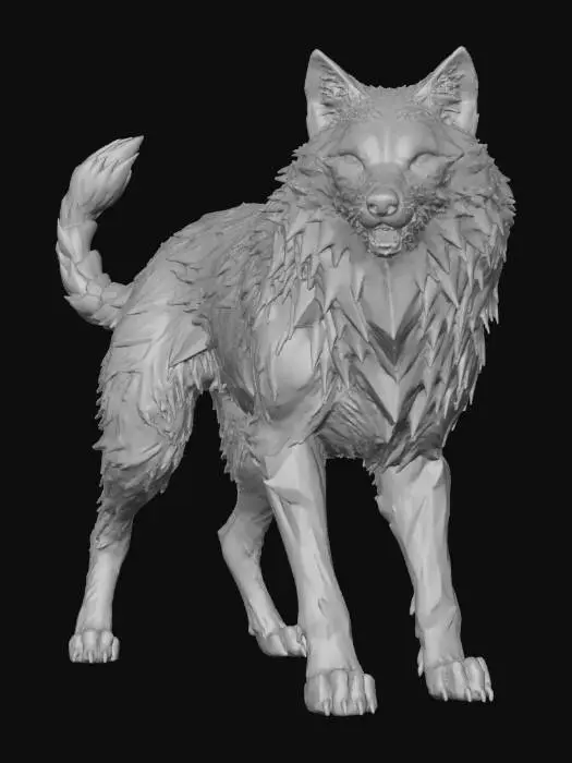 3D model for Cù Sìth, #Christmas2025#