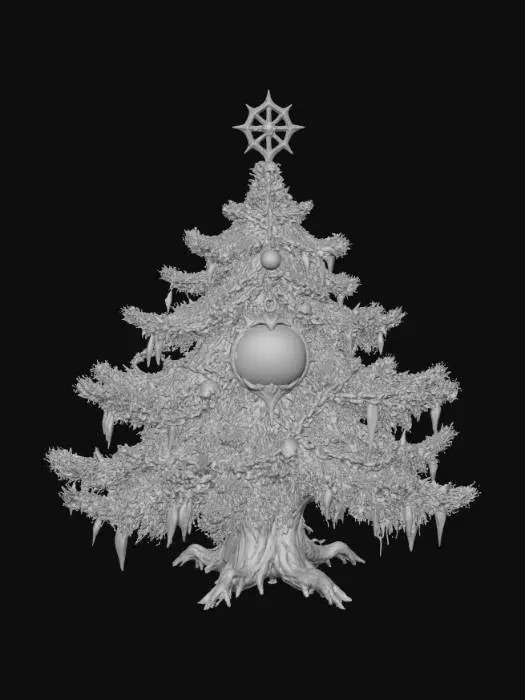 3D model for Gothic Yule Tree, #Christmas2025#