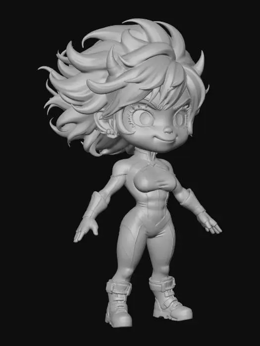 3D model for Pixie Warrior