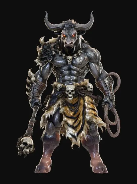 3D model for Minotaur Warlord