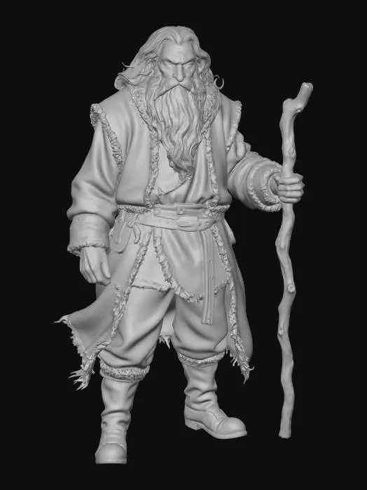 3D model for Väinämöinen