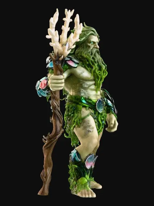 3D model for Ahti God of Sea