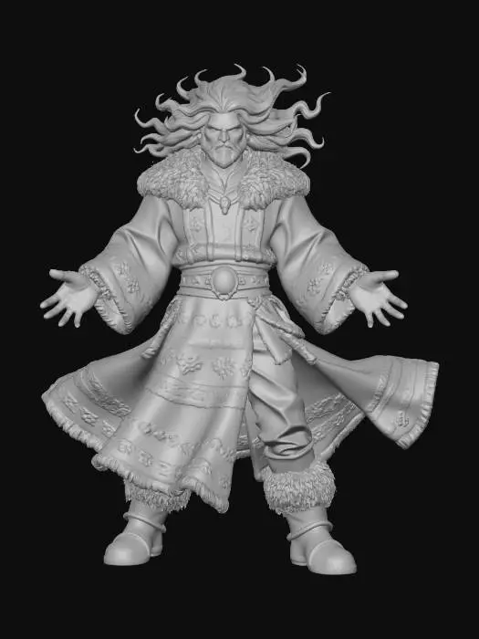 3D model for Frostcaster Mage