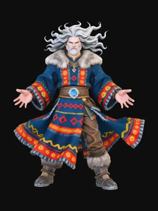 3D model for Frostcaster Mage