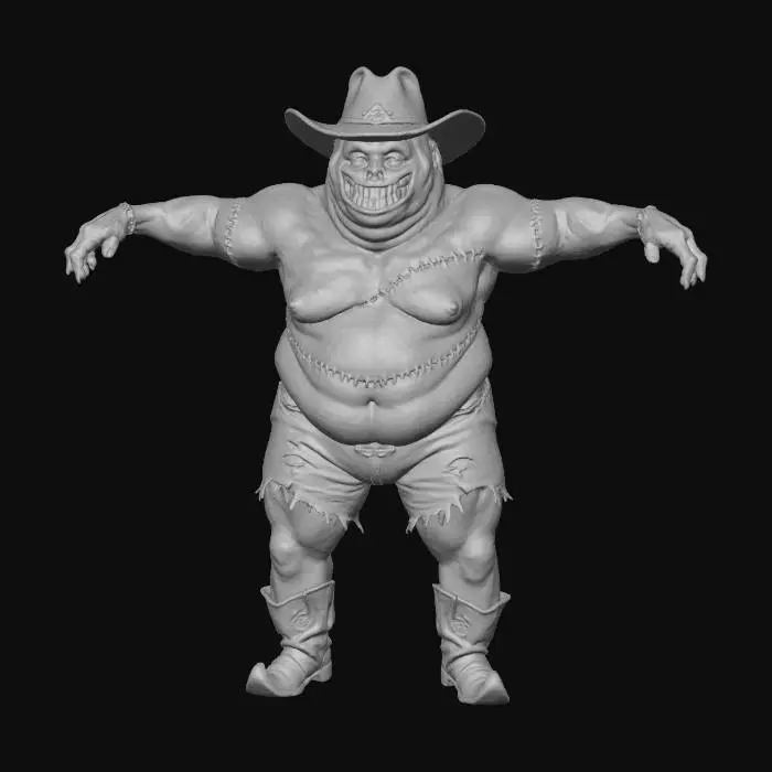 3D model for Cowboy Grin, #villain#