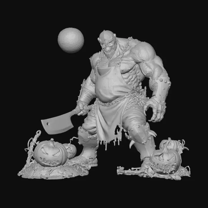 3D model for Graveyard Goliath, #Halloween2025#