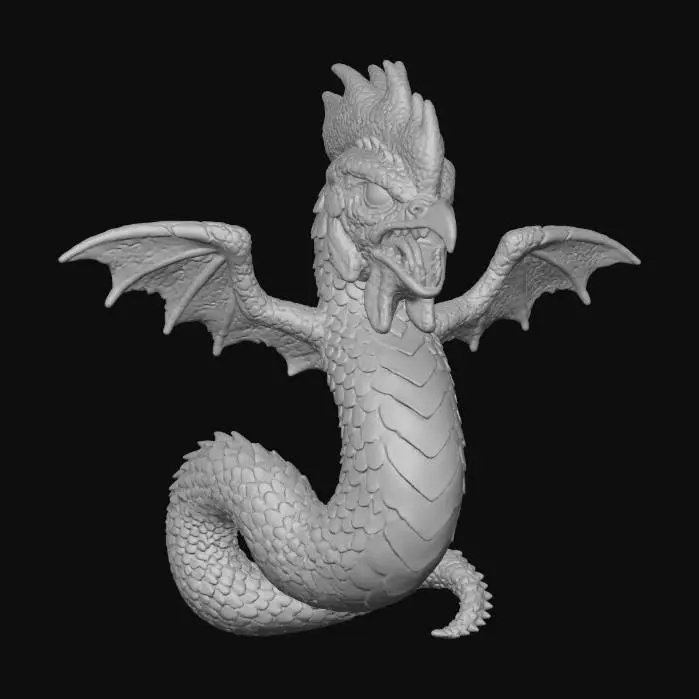 3D model for Chimeric Dragon Rooster