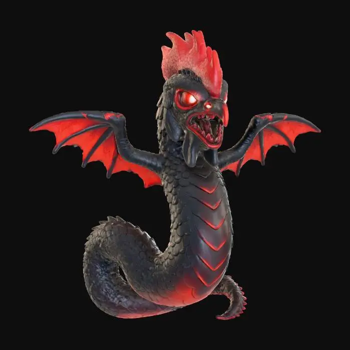 3D model for Chimeric Dragon Rooster
