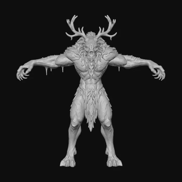 3D model for Wendigo Apparition, #villain#