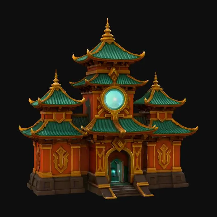 3D model for Ethereal Command Center Pagoda