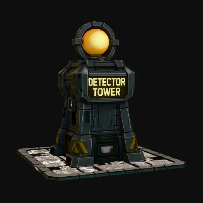 3D model for Detector Tower