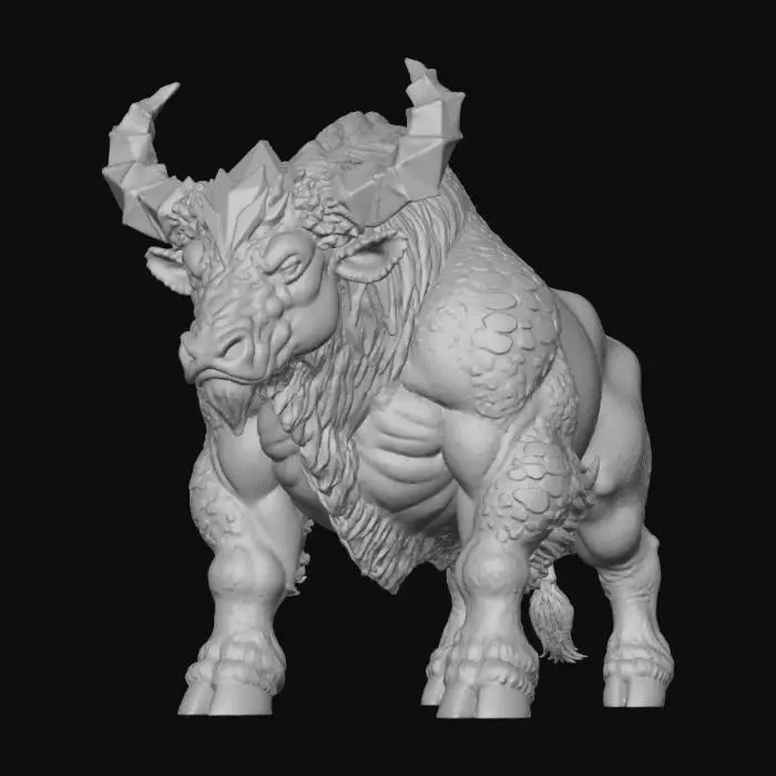 3D model for Legendary Thunderhorn