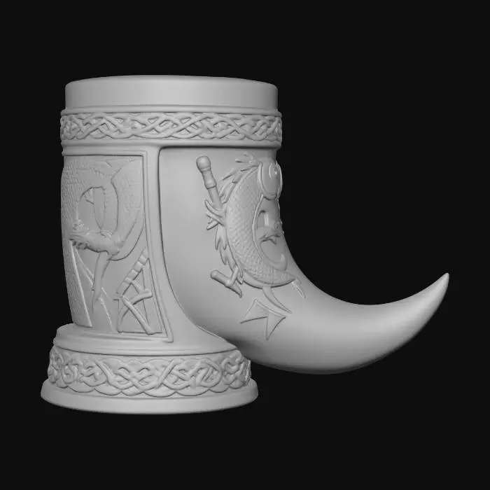 3D model for Viking Drinking Horn