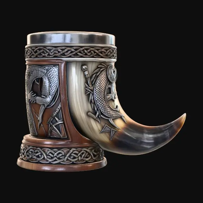 3D model for Viking Drinking Horn