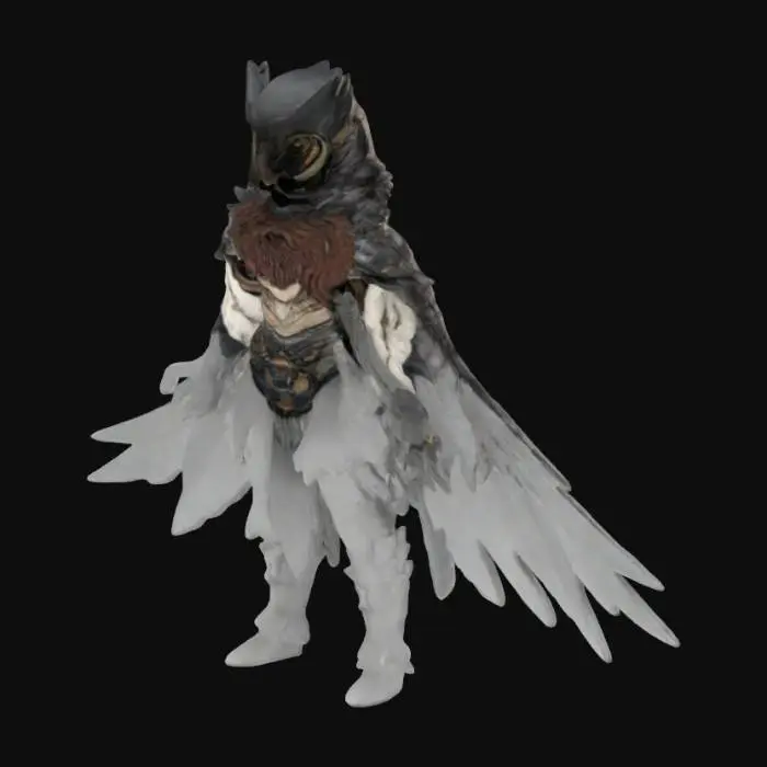 3D model for Guardian of the Owls