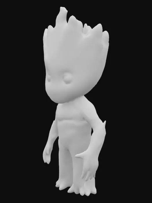 3D model for vygeneruj mi prosím postavu groota ze strážců galaxie