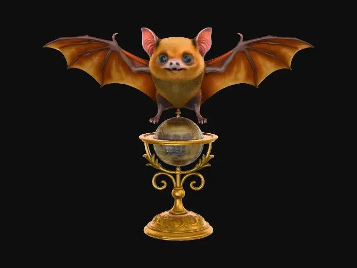 3D model for Enchanted Library Bat