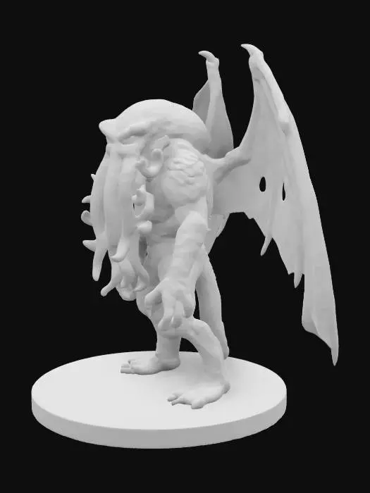 3D model for Cthulhu Figurine