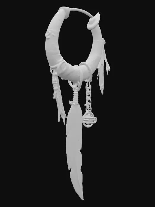 3D model for Jogauni Earring