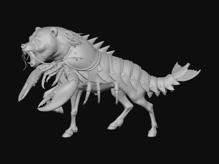 3D model for Clawbear Leviathan