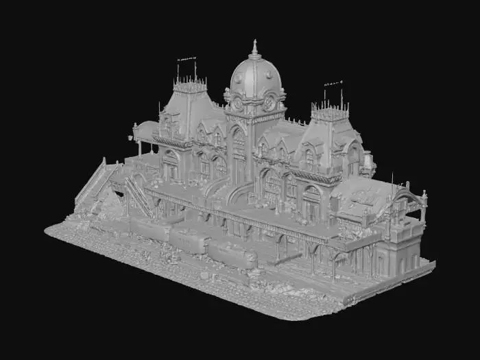 3D model for Clocktower Station