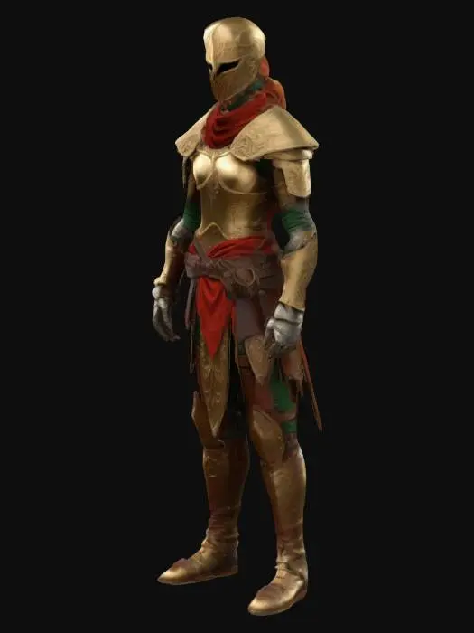 3D model for Elden Ring style game figure, highly detailed skinny male, light metal and leather armor, smooth facial features
# video game ready#