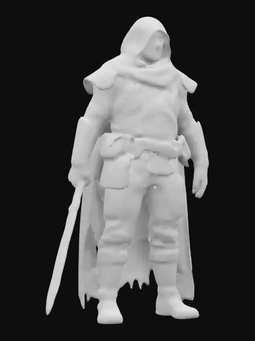 3D model for Mad Max, Jedi, Action Pose