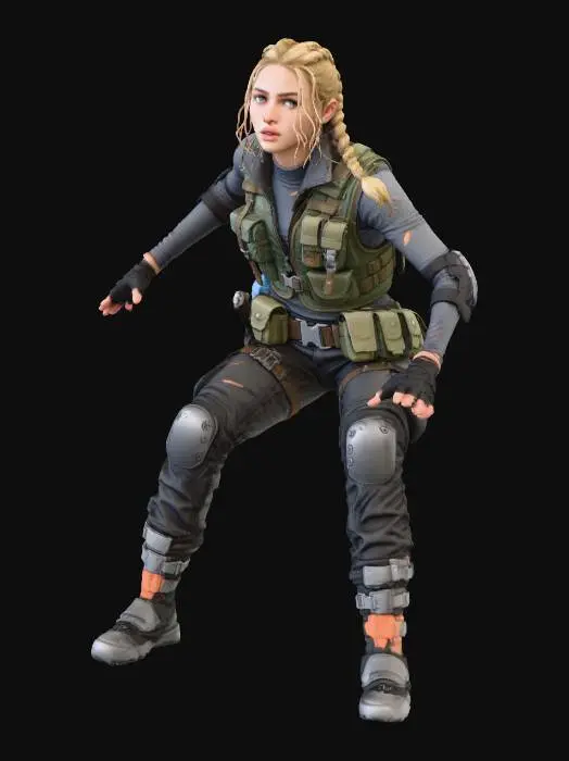 3D model for Survival Instinct