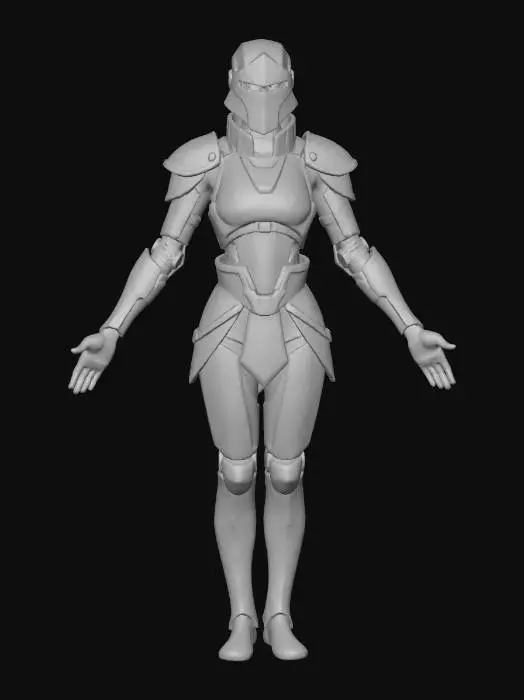 3D model for Knight Sketch